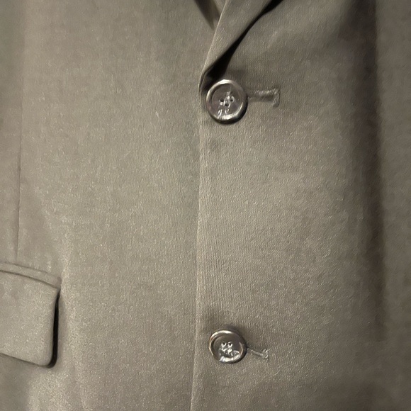 Haggar Black Label Men’s Black Suit Blazer Jacket 44R - Picture 2 of 5